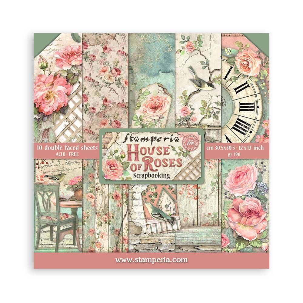 12x12 Paper Pad - House of Roses Collection