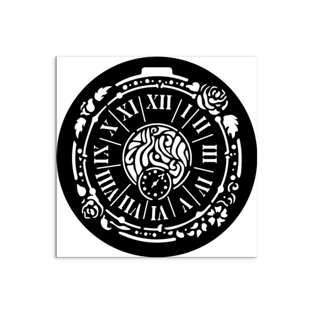 Clock - Thick Stencil - House of Roses Collection