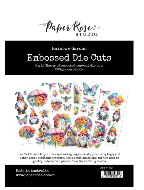 Embossed Die Cuts - Rainbow Garden Collection