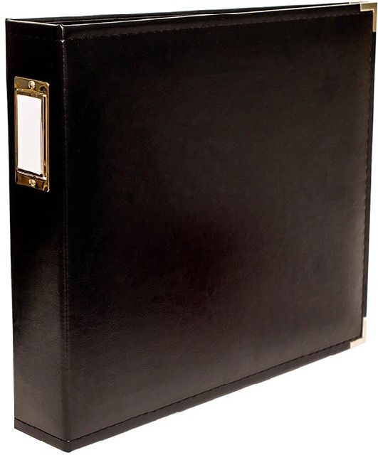 12x12 Classic Album - D-ring - Black
