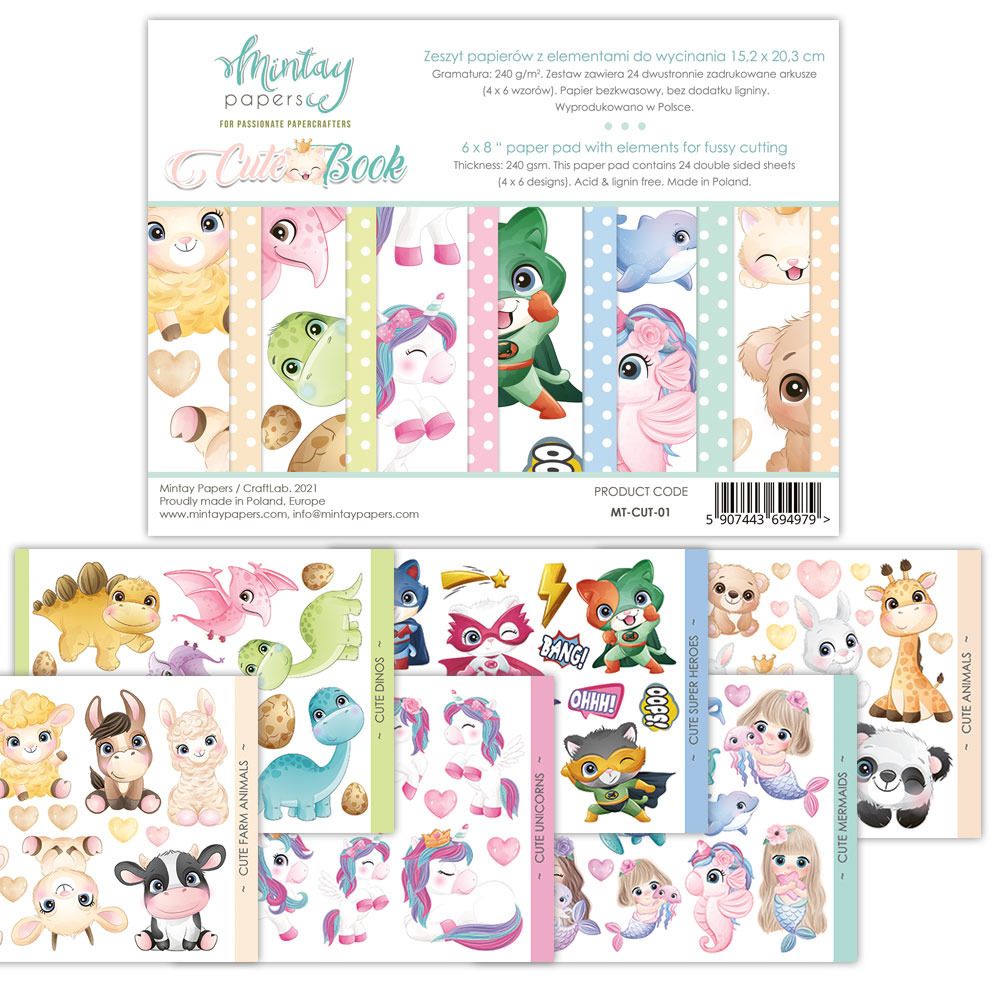 Cute Book - 6x8 Paper Pad