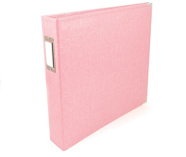 12x12 Classic Album - D-ring - Pretty Pink