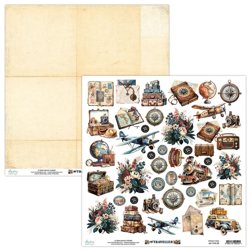 12x12 Element Sheet - Traveller Collection