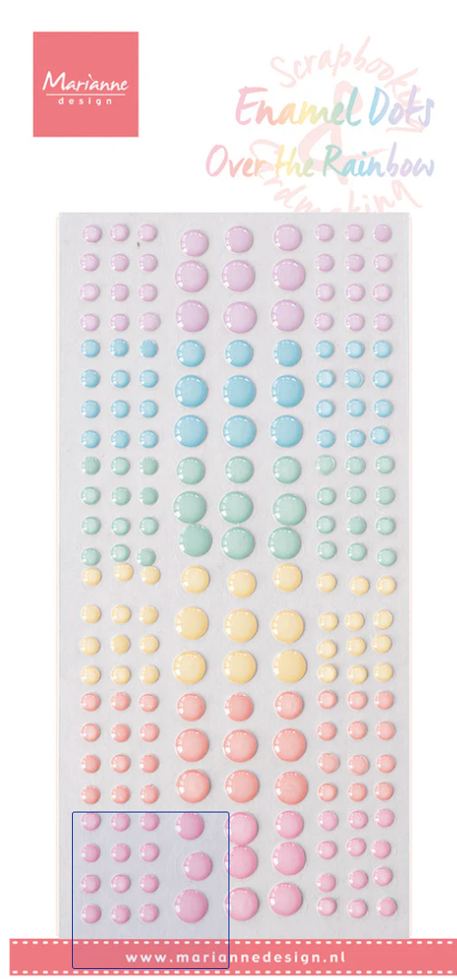 Over The Rainbow - Enamel Dots