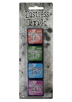 Kit 2 - Mini Distress Ink Pad Kit