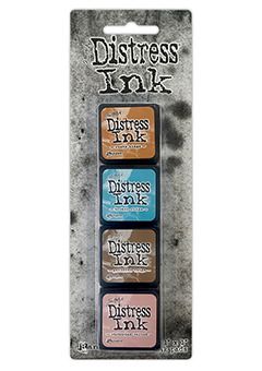 Kit 6 - Mini Distress Ink Pad Kit