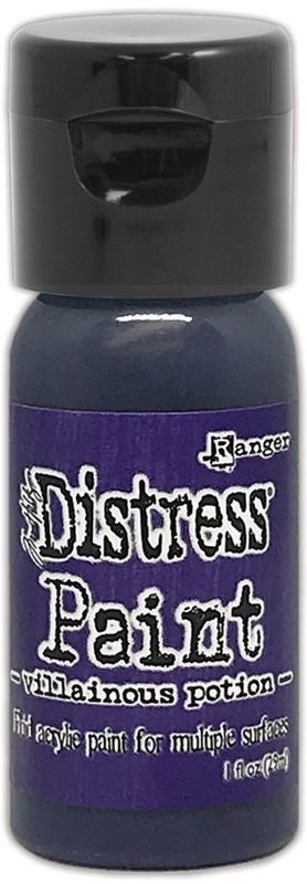 Tim Holtz Distress Paint - Villainous Potion Color Acrylic Paint For Crafts & Mixed Media