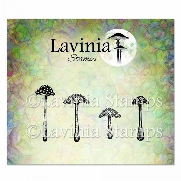 Purple Cap Mushrooms - Clear Stamp Set