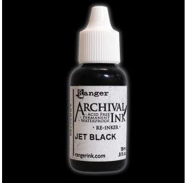 Jet Black - Re-inker - Archival Ink