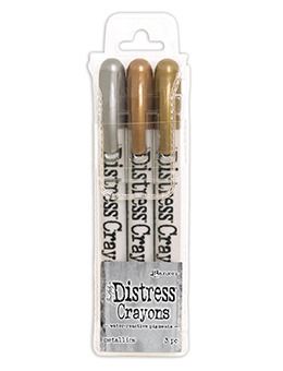 Metallics - Distress Crayon Set