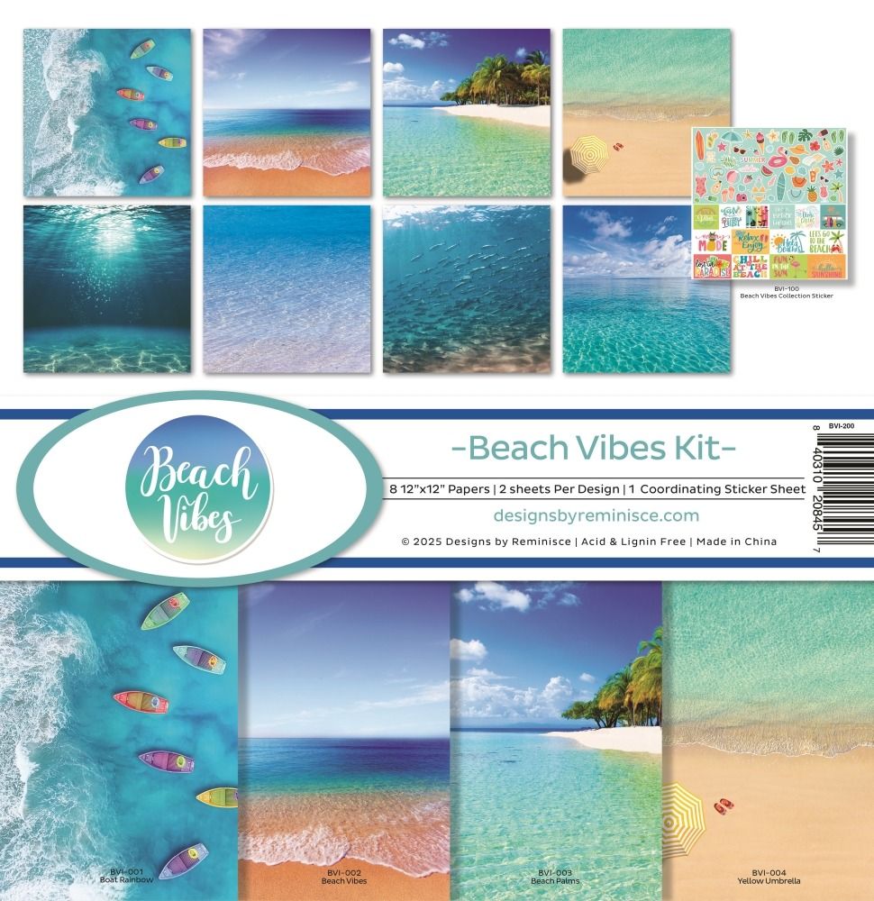 12x12 Collection Kit - Beach Vibes Collection