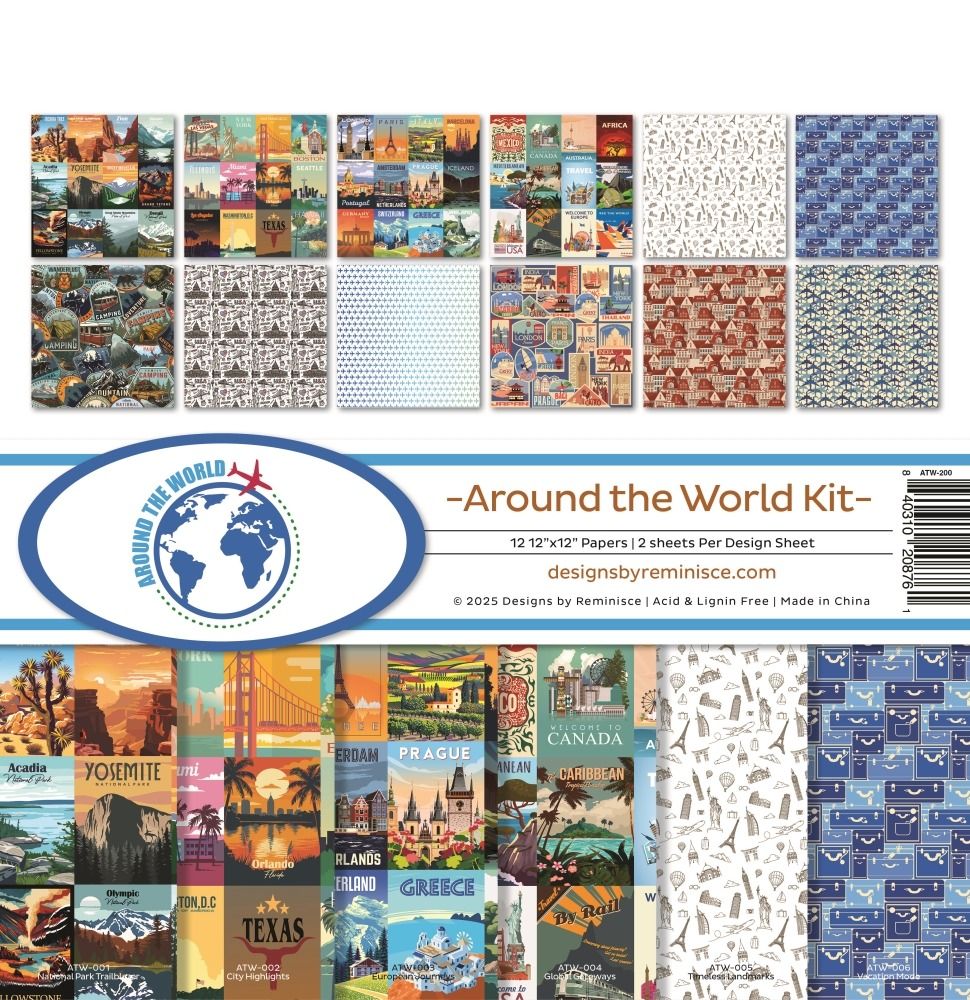 12x12 Collection Kit - Around the World Collection