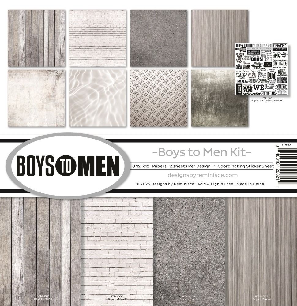 12x12 Collection Kit - Boys to Men Collection