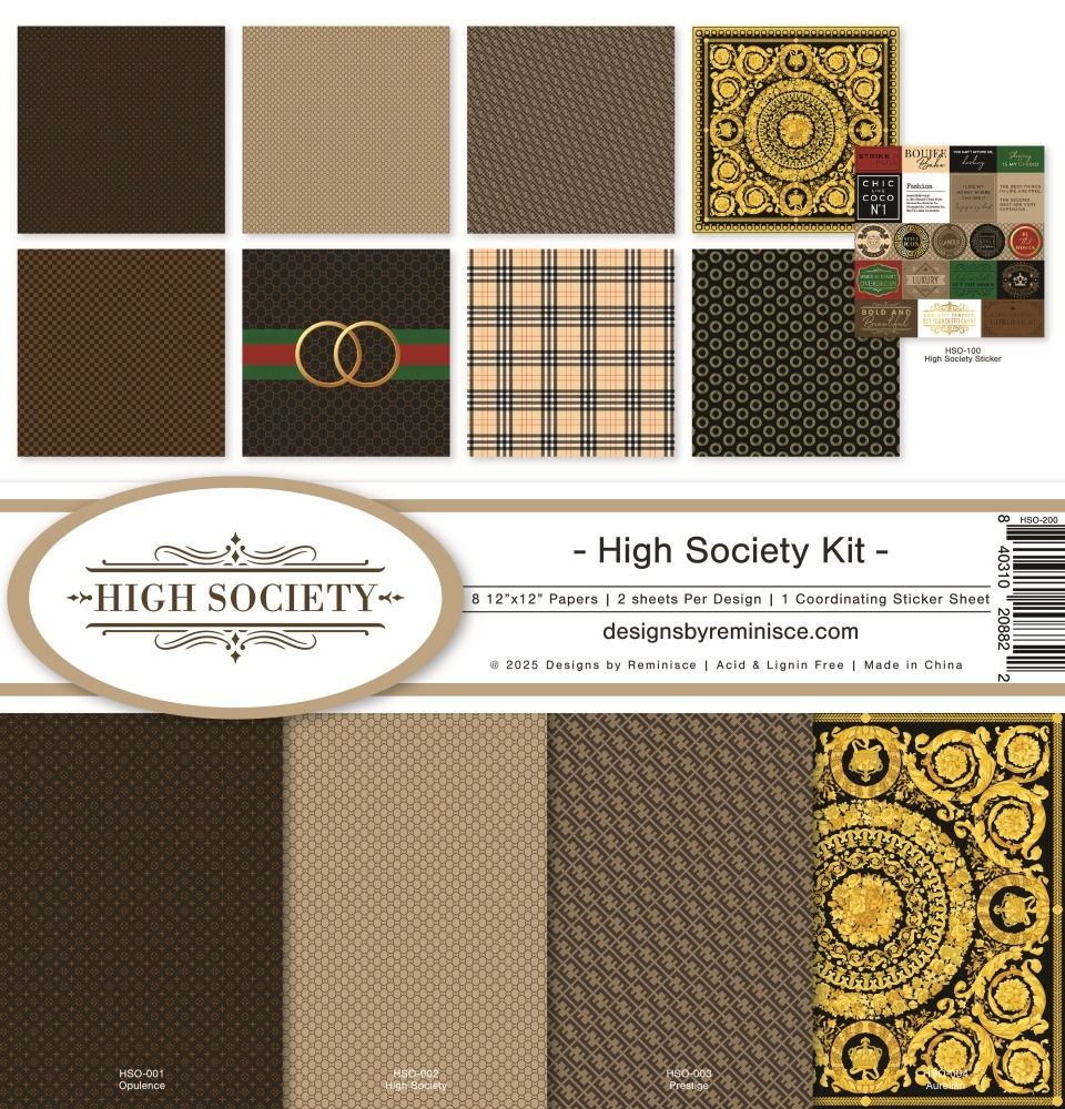 12x12 Collection Kit - High Society Collection