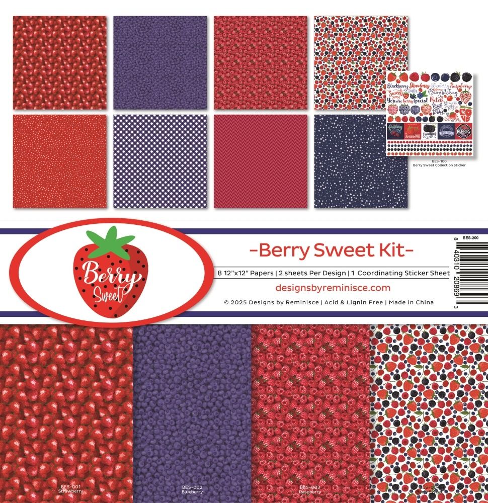 12x12 Collection Kit - Berry Sweet Collection