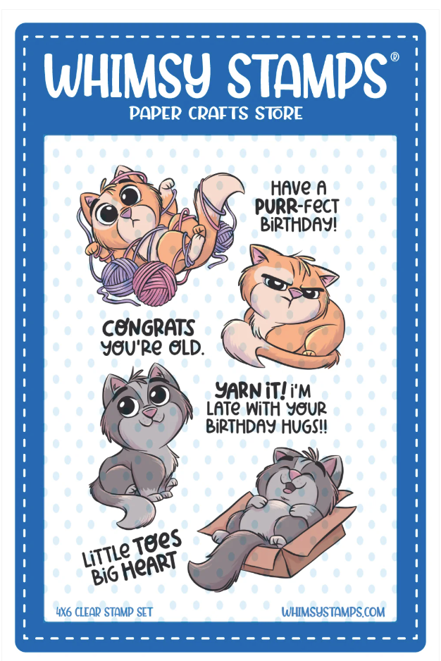 Little Toes Kitty - Stamp Set