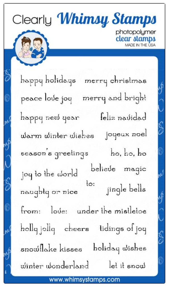 Holiday Mini Sentiments - Stamp Set