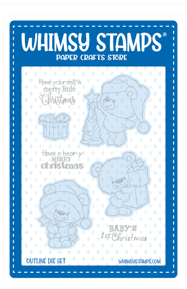 Teddy Bear Christmas Eve  - Coordinating Die Set