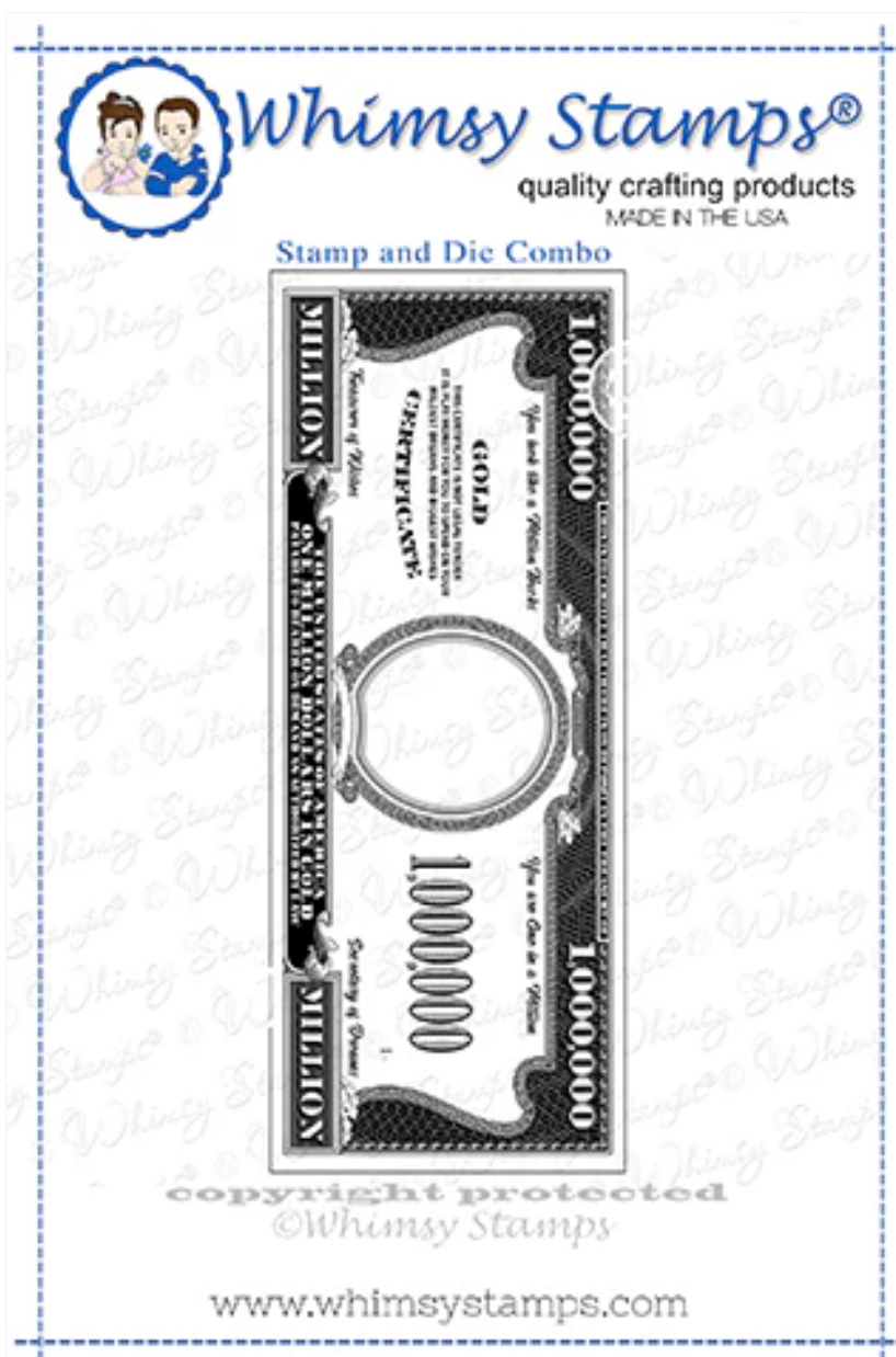 A Million Dollars - Rubber Stamp and Die Bundle