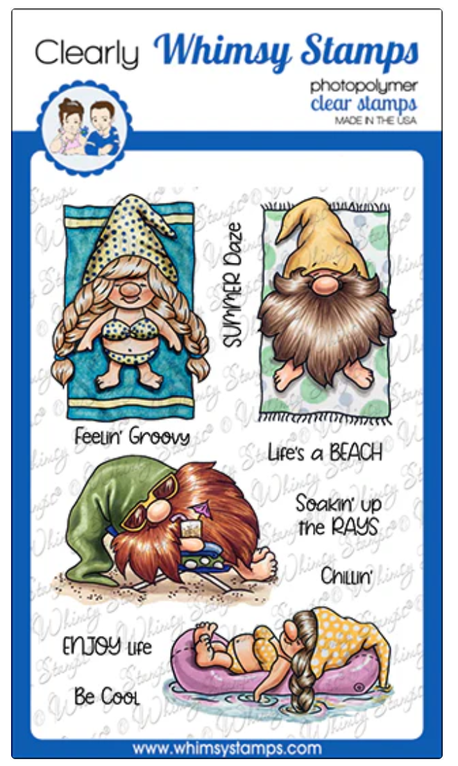 Gnomes At The Beach  - Stamp Set
