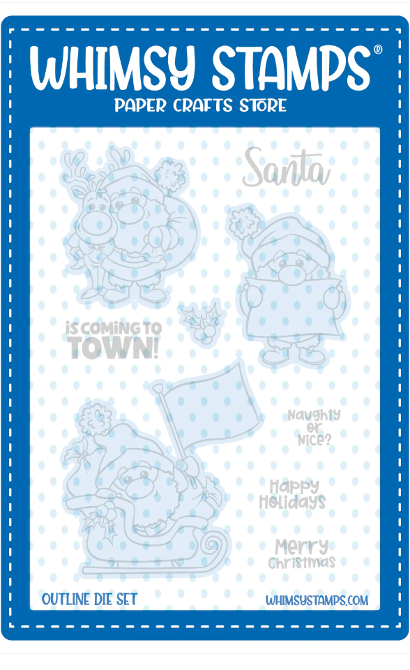 Santa Comes to Town- Coordinating Die Set