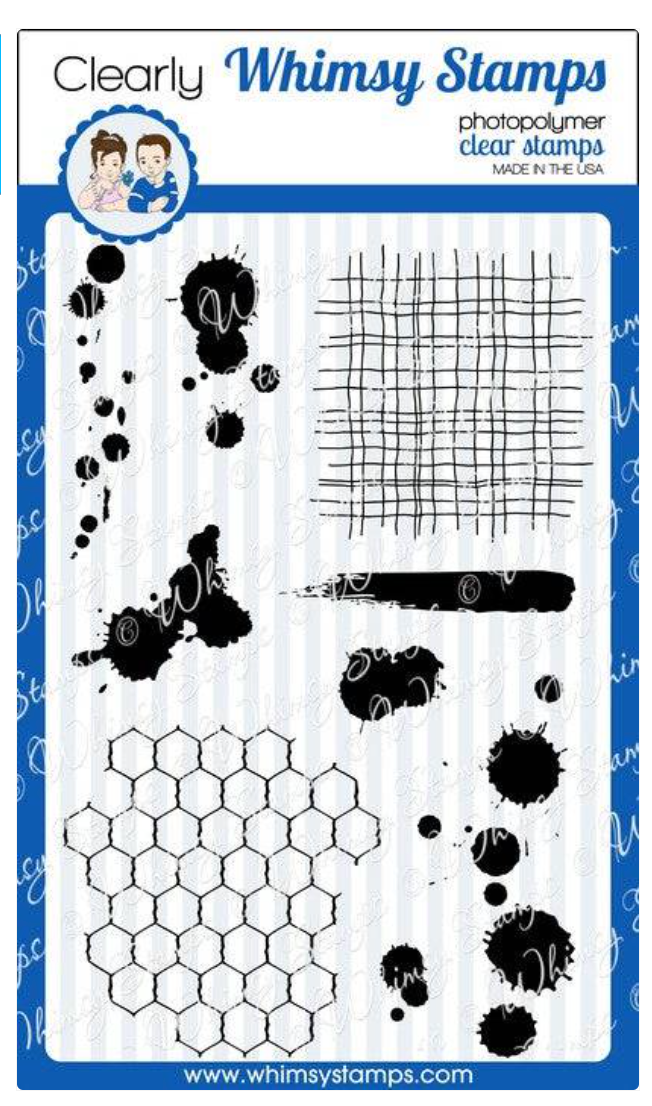 Distressed Backgrounds and Ink Splats - Stamp Set