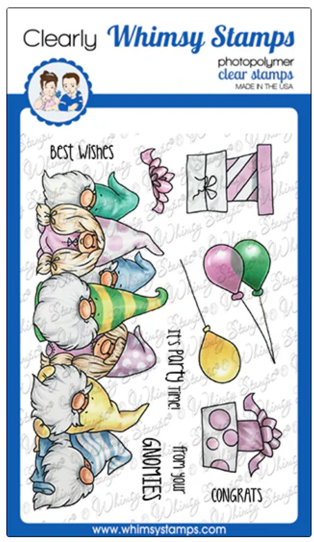 Gnome Party Row - Stamp Set