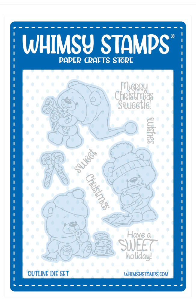Teddy Bear Christmas Sweets  - Coordinating Die Set