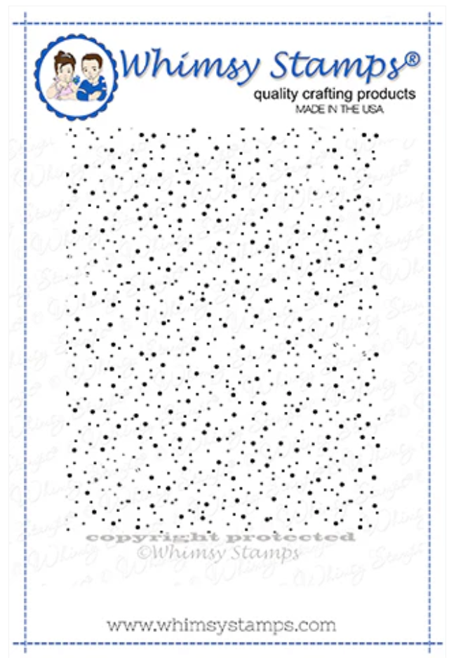 Speckled - Background Rubber Cling Stamp