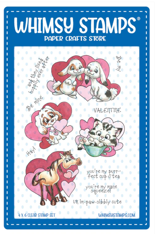 Valentine Pets and Puns - Stamp Set