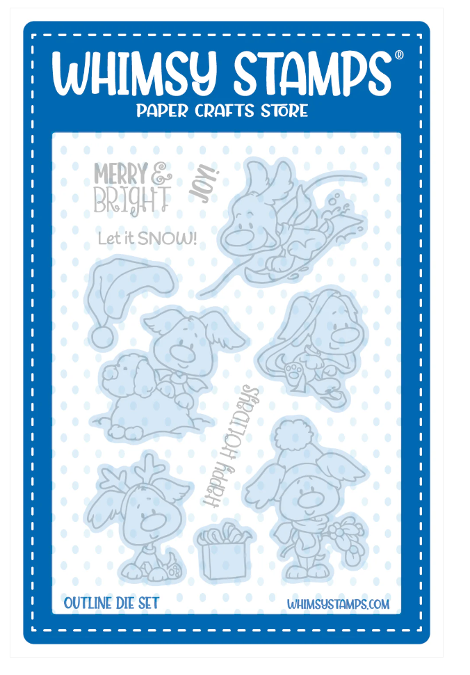 Christmas Doggies - Coordinating Die Set