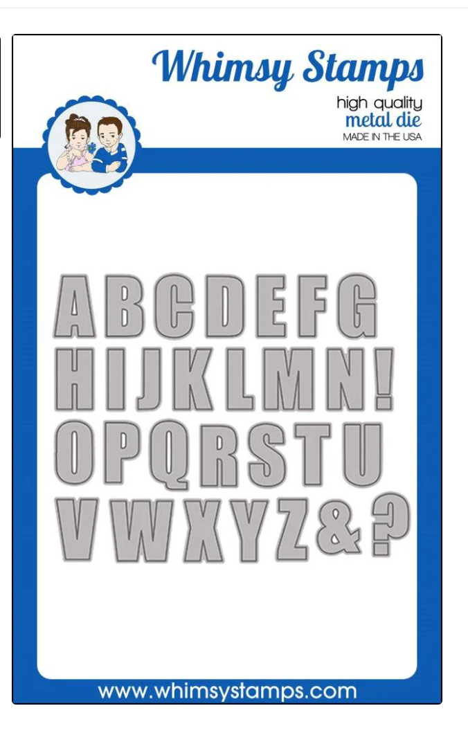 Bold ABC - Die Set