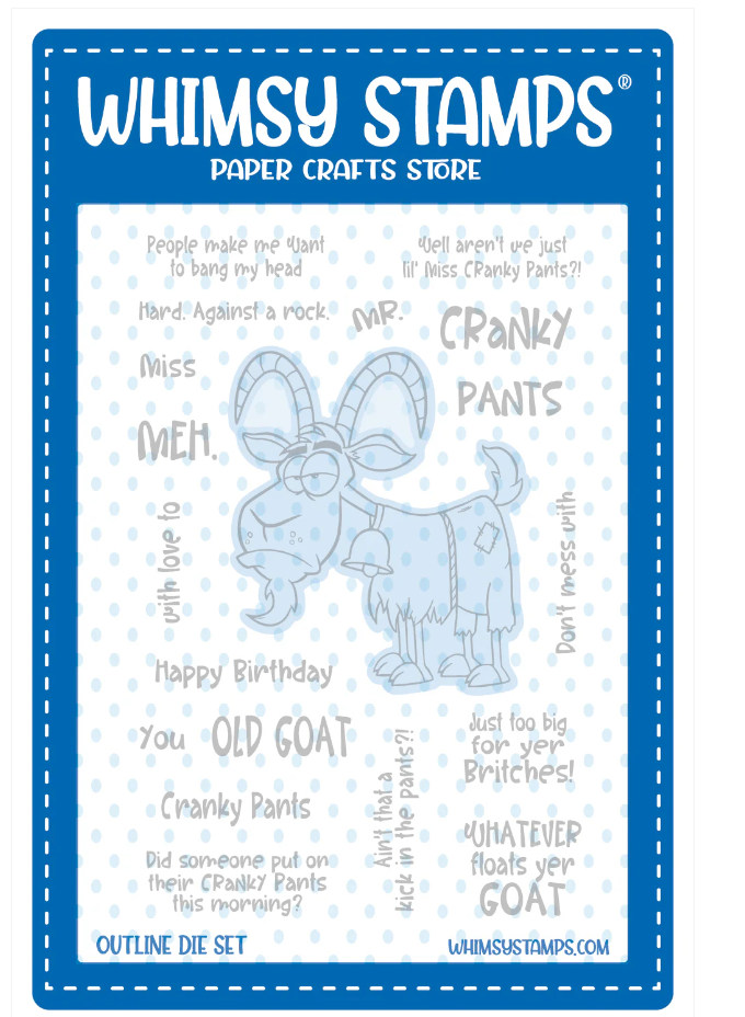 Cranky Pants - Coordinating Die Set
