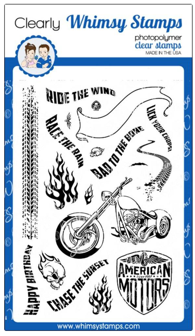 Biker Bad to the Bone - Stamp Set