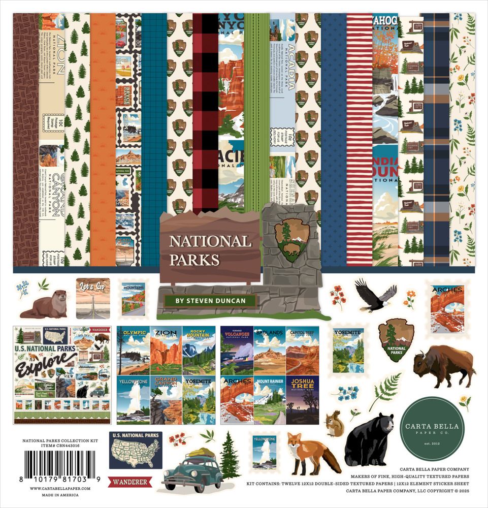 12x12 Collection Kit - National Parks Collection