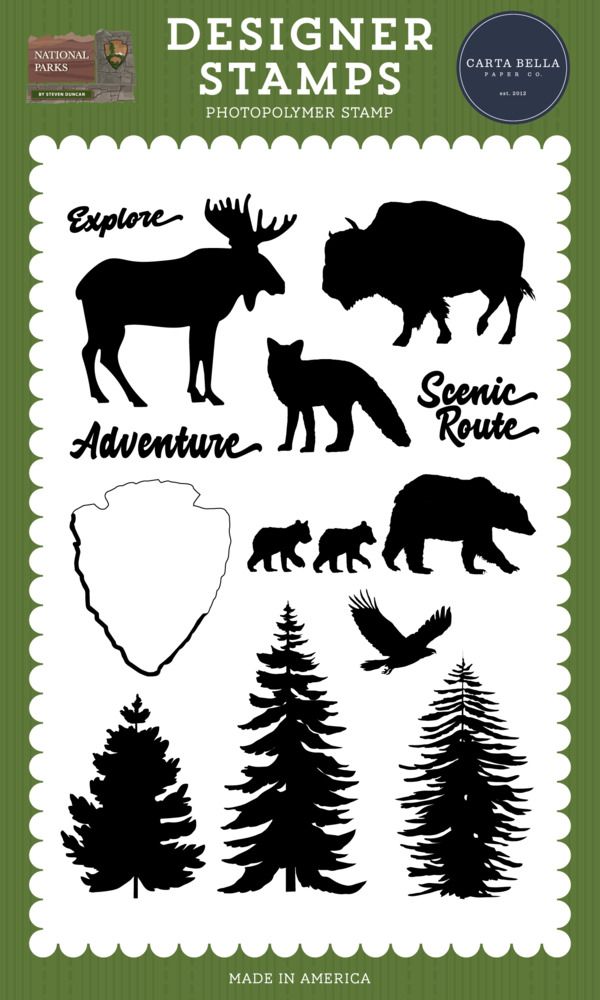 Forest Finds - Clear Stamp Set - National Parks Collection