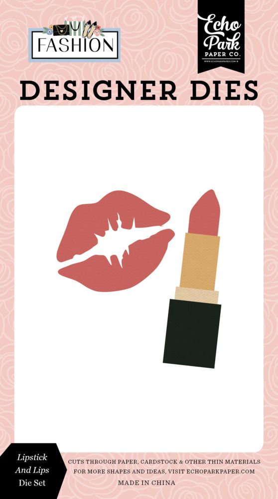 Lipstick And Lips - Die Set - Fashion Collection