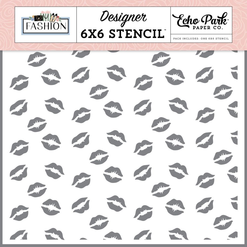 Hello Gorgeous Lips - Stencil - Fashion Collection