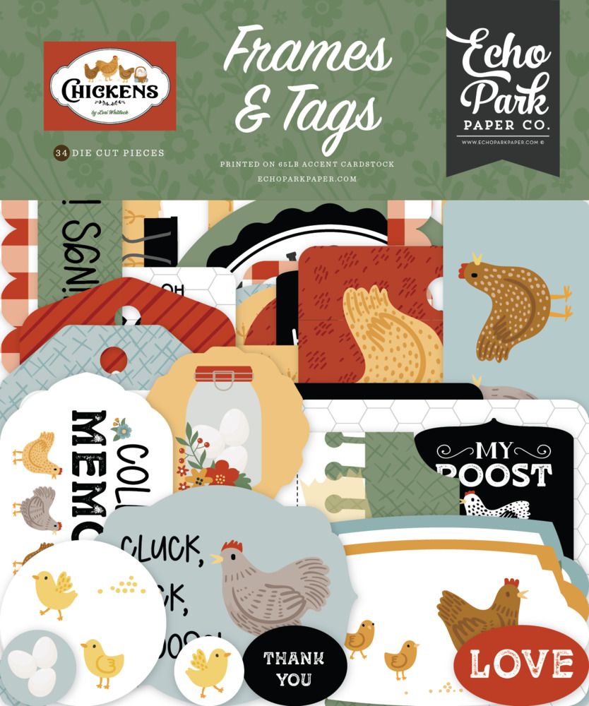 Frames &amp; Tags - Chickens Collection