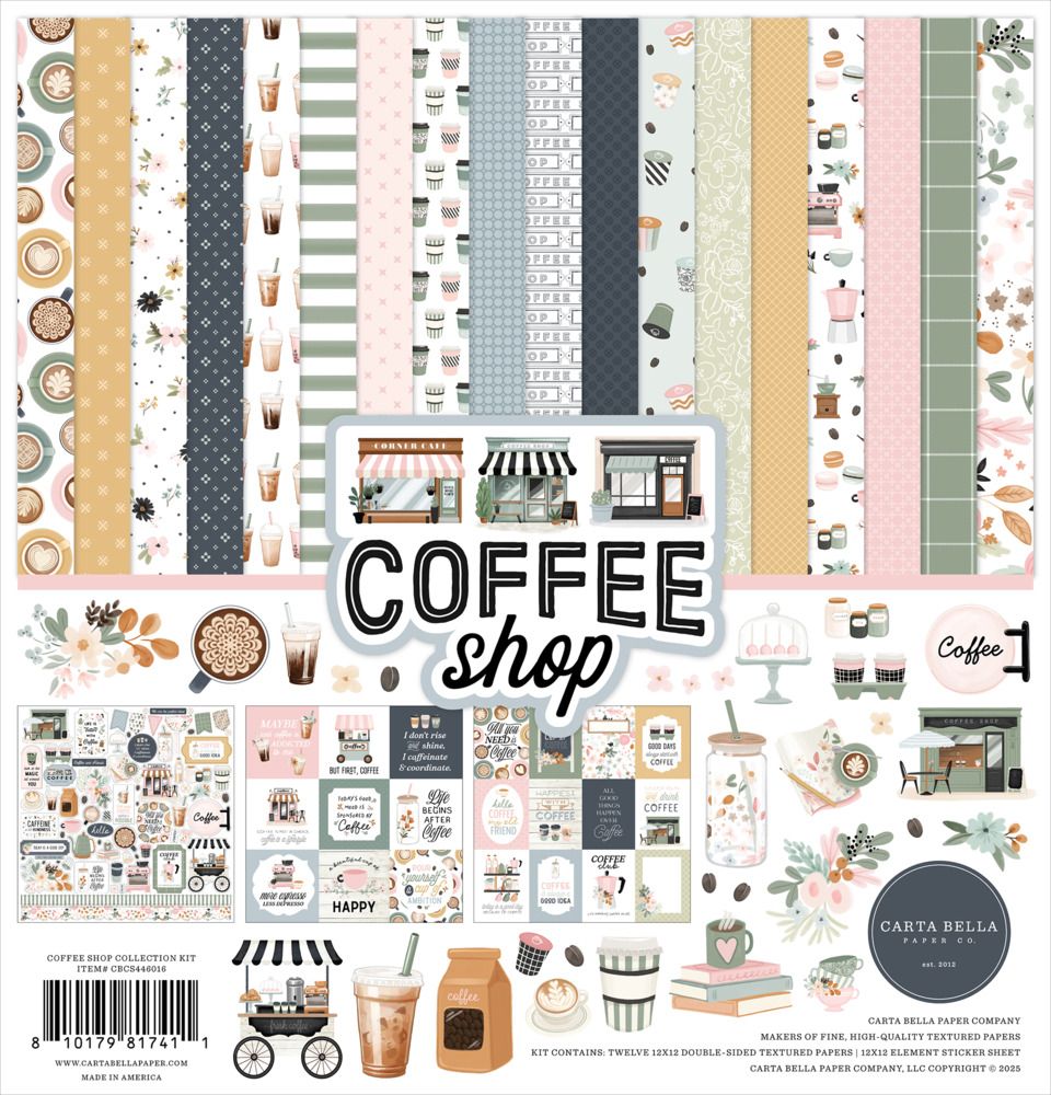 12x12 Collection Kit - Coffee Shop Collection