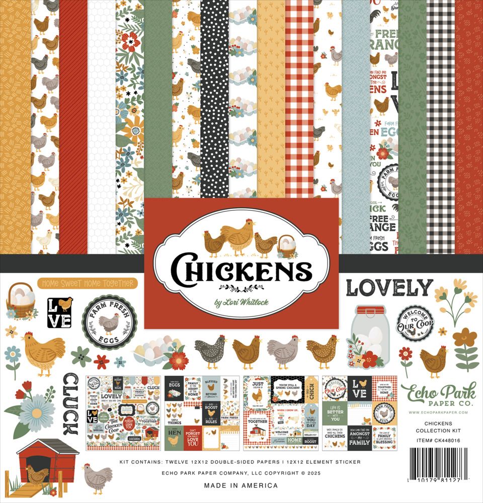 12x12 Collection Kit - Chickens Collection