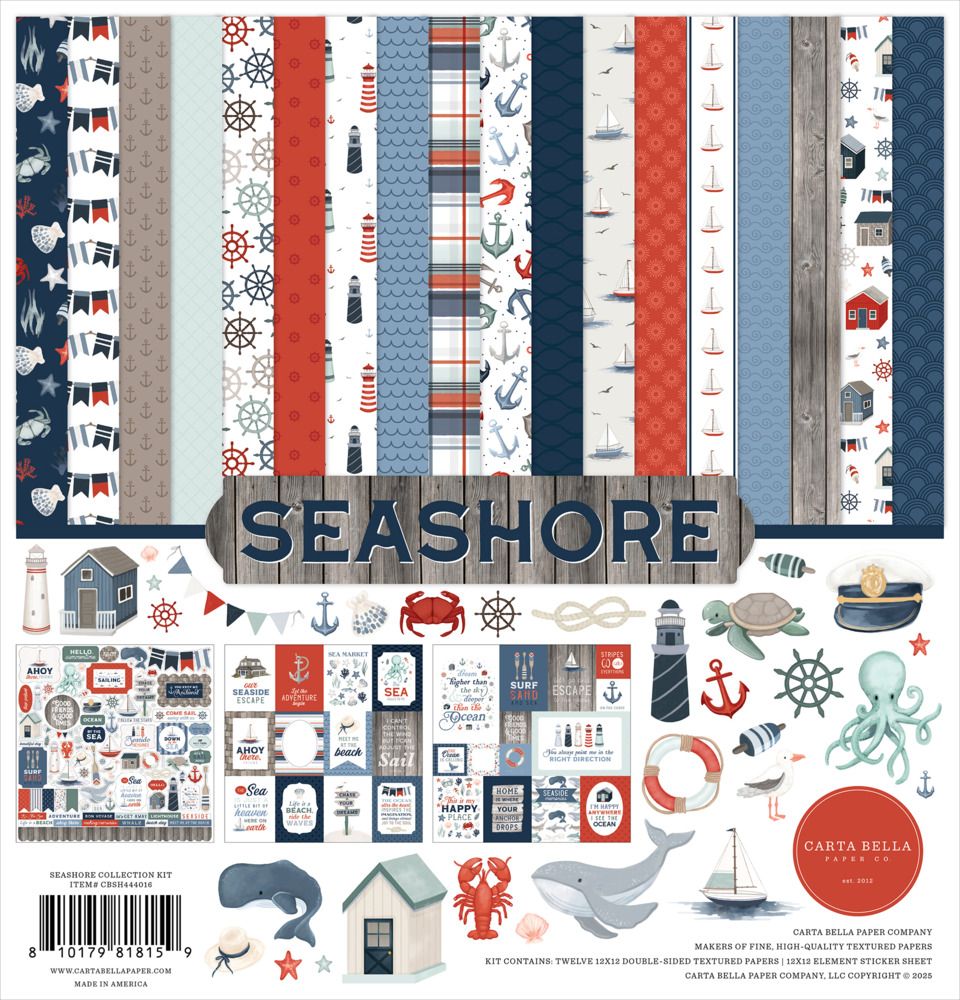 12x12 Collection Kit - Seashore Collection