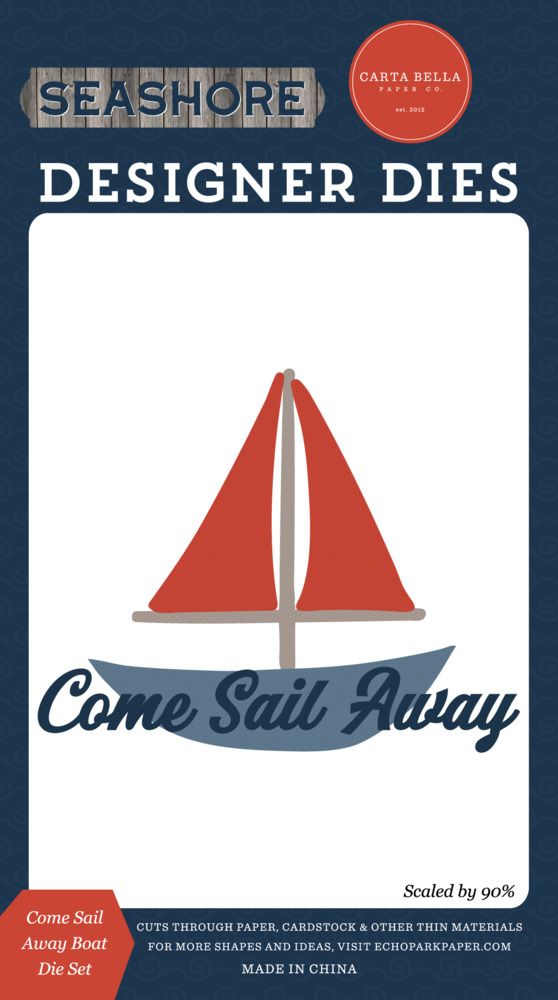 Come Sail Away Boat - Die Set - Seashore Collection