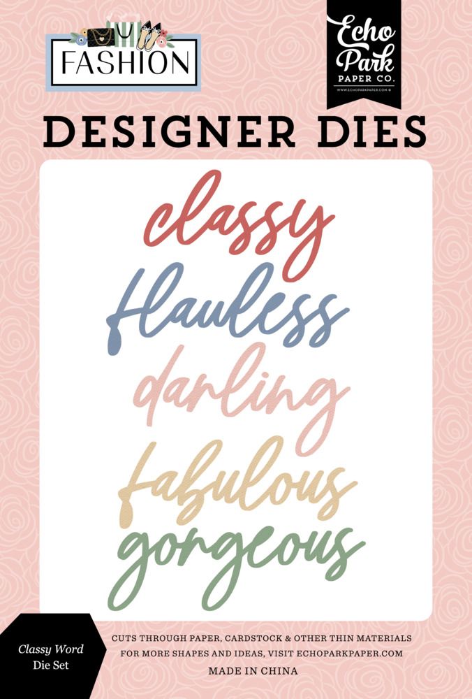 Classy Word - Die Set - Fashion Collection