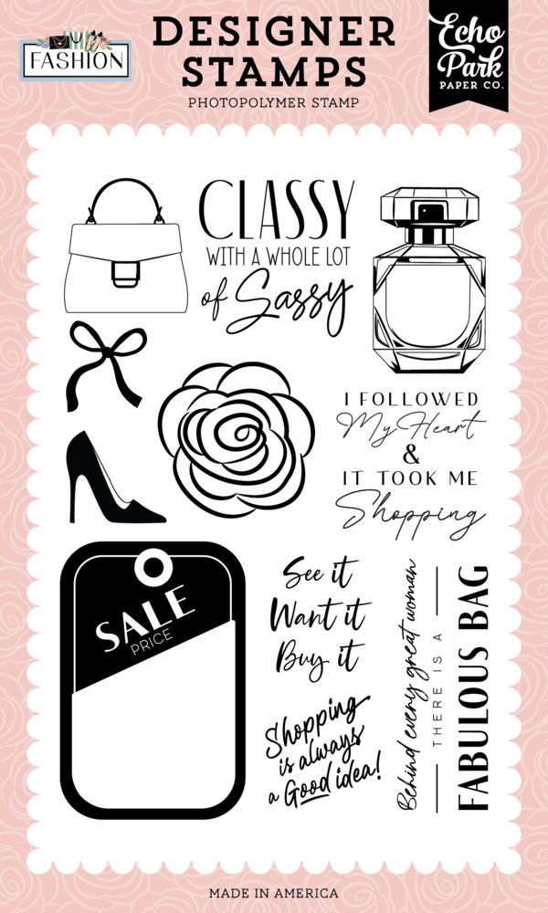 Whole Lot Of Sassy - Clear Stamp Set - Fashion Collection