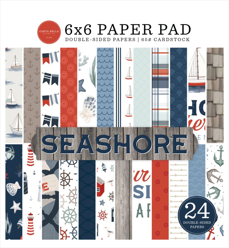 6x6 Paper Pad - Seashore Collection