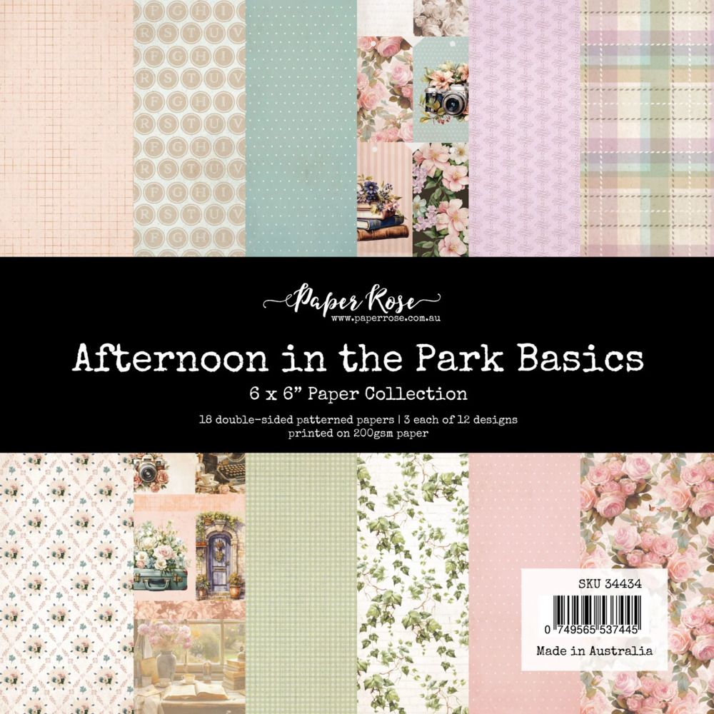 6x6 Paper Pack - Afternoon in the Park Basics Collection