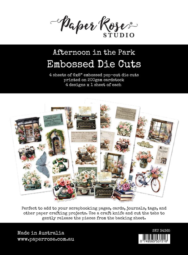 Embossed Die Cuts - Afternoon in the Park Collection