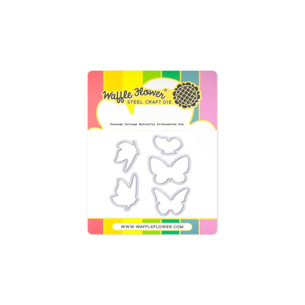 Postage Collage Butterfly Silhouettes - Die Set