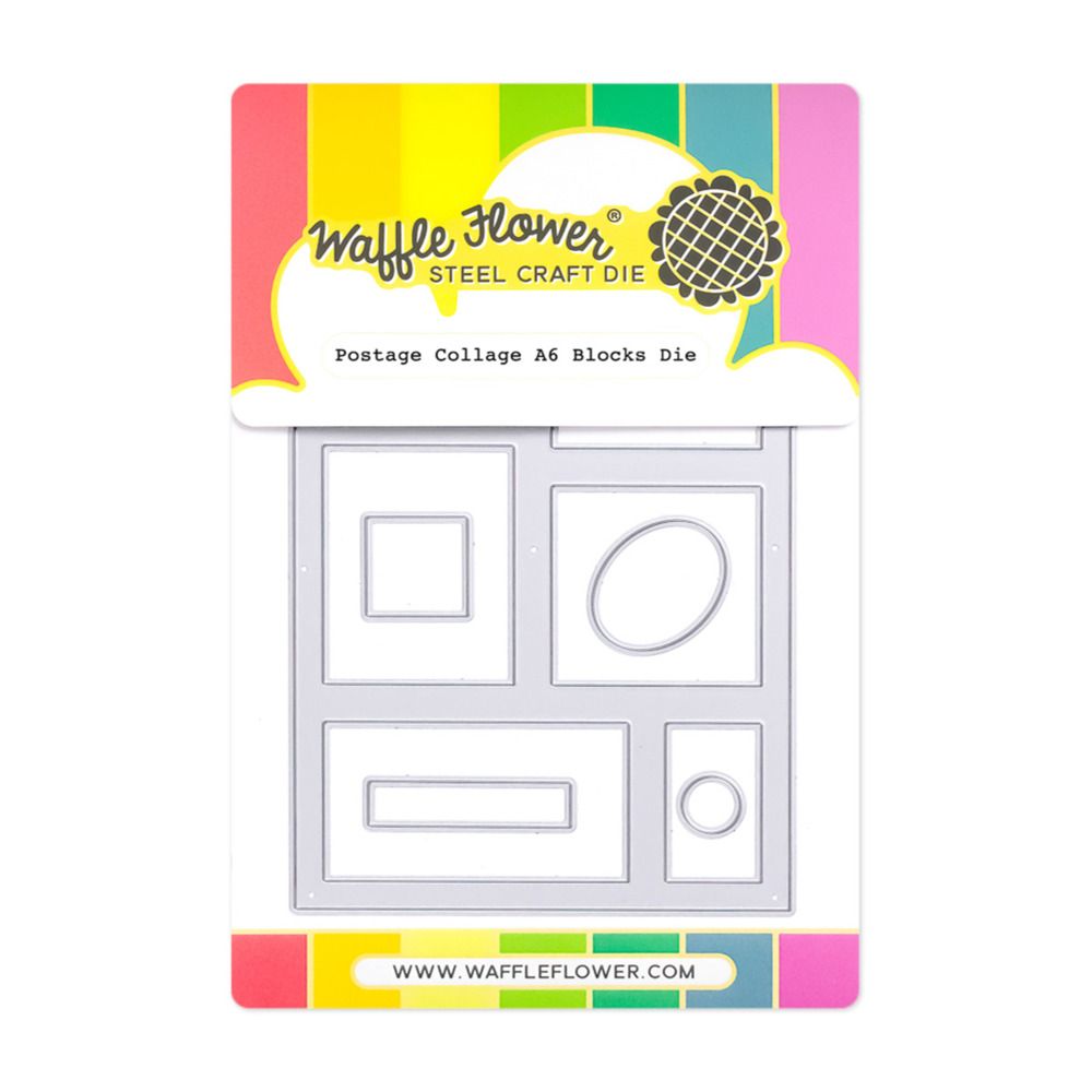 Postage Collage A6 Blocks - Die Set